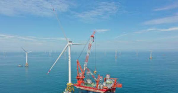 世界初の16MW洋上風力発電ユニット、中国福建省で完成