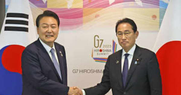 日韓首脳、原発処理水協議へ　リトアニアで会談