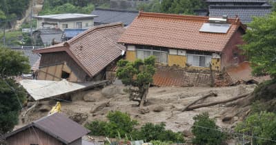九州大雨、1人死亡　福岡、大分に特別警報