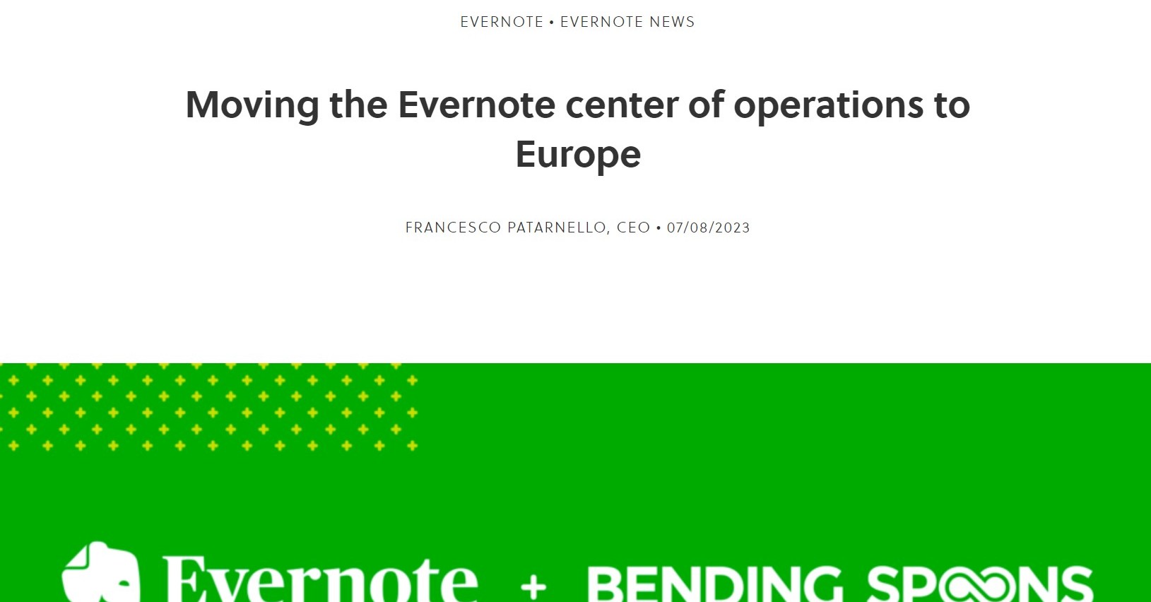 Evernote、米国とチリの従業員をほぼ全員解雇　欧州への事業移管で
