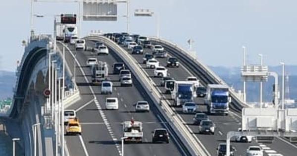 アクアライン6車線化要望へ　熊谷知事　トンネル3本目「可能」　渋滞緩和策で