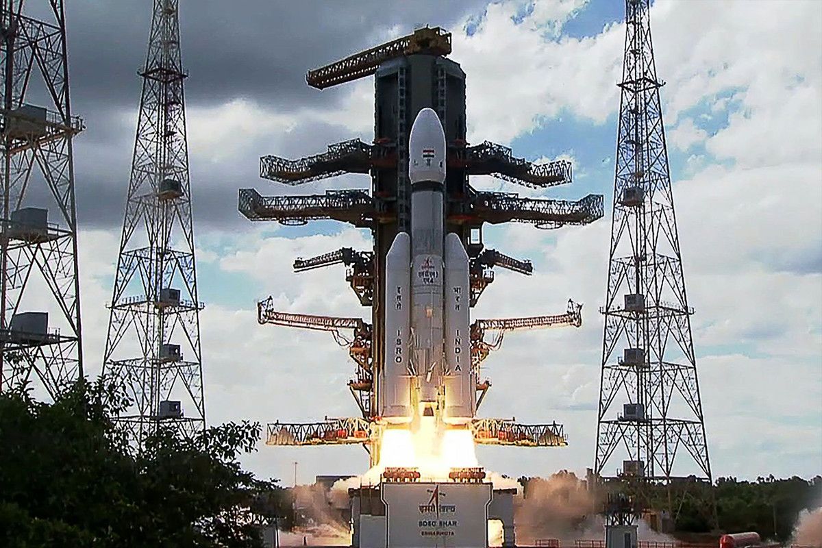 無人月探査機打ち上げ　着陸成功なら４カ国目―インド