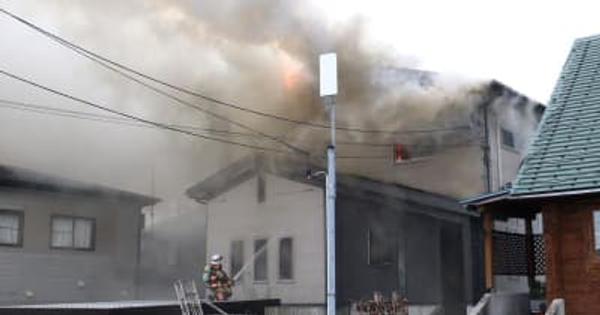 新潟長岡市で住宅1棟が全焼、けが人はなし