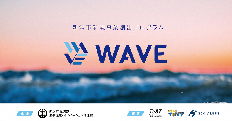 DXとデザイン経営で地域経済活性化。新潟市の新規事業創出プログラム「WAVE」始動