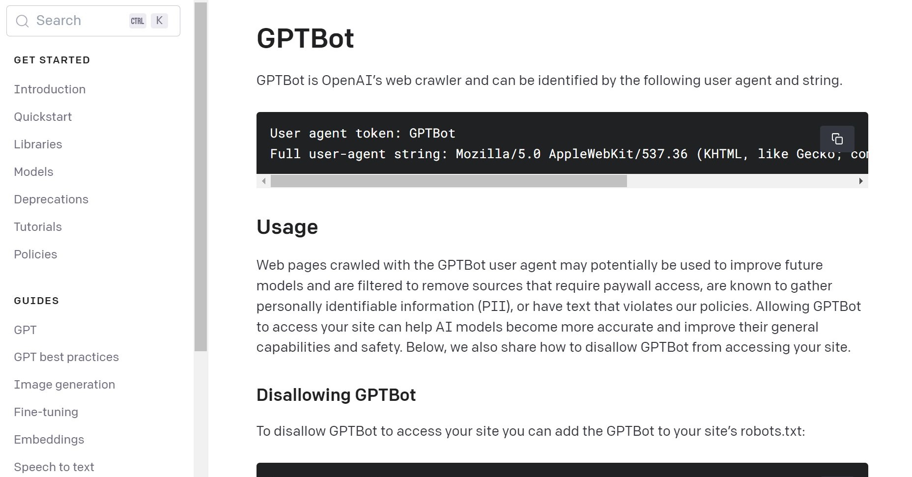 OpenAI、Webデータ収集クローラー「GPTBot」のブロック方法を説明