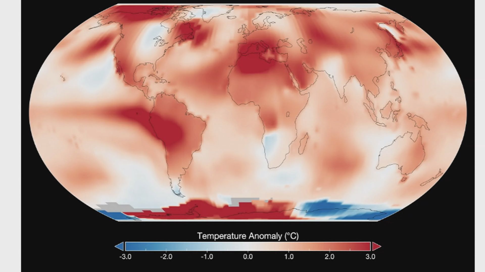 7月の世界の平均気温は観測史上最高　NASA発表