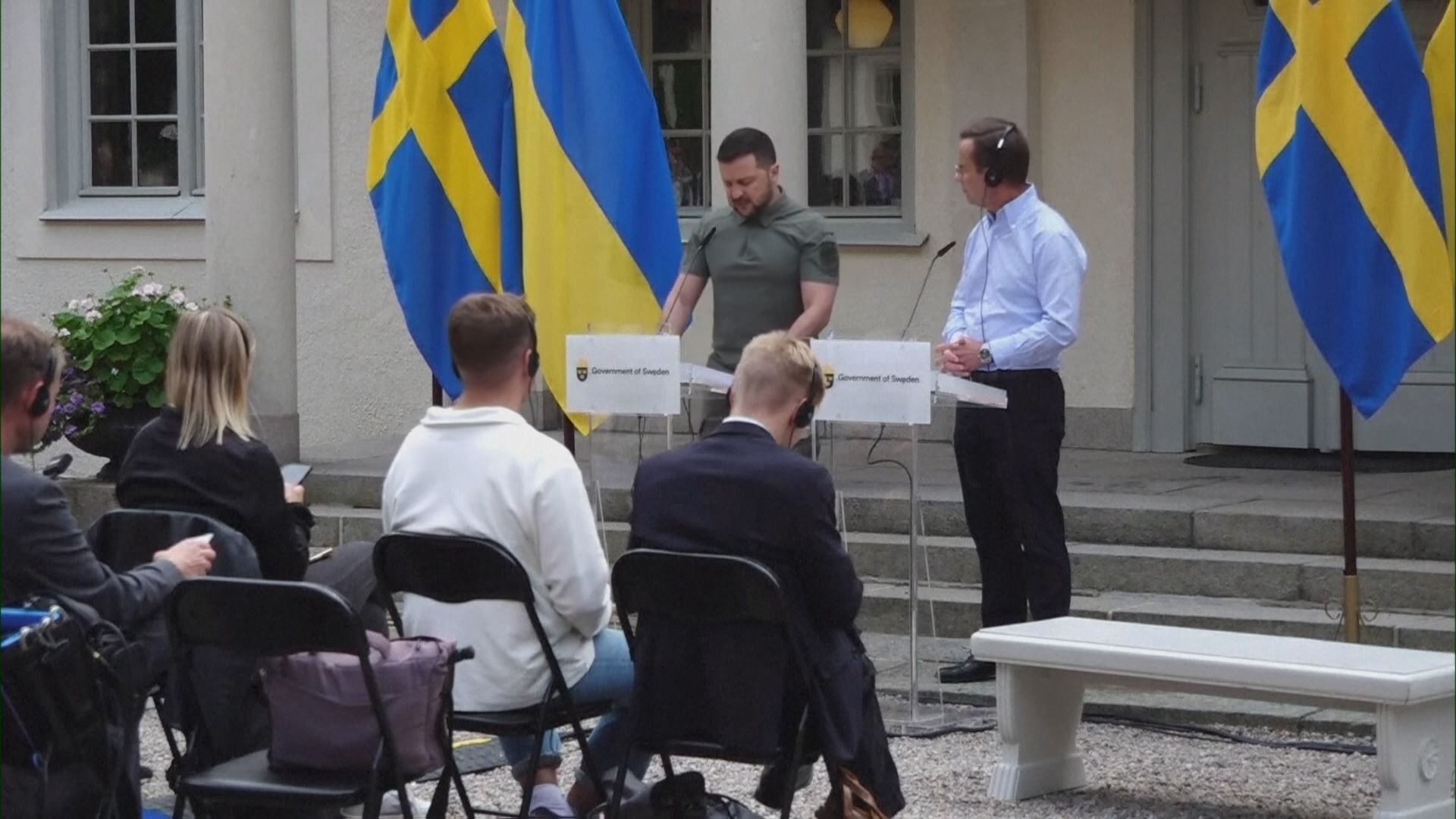 ゼレンスキー大統領　スウェーデン訪問　“戦闘機の供与協議開始”