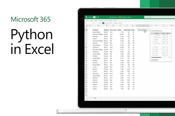 「Excel」にPythonを統合、データ分析と可視化のスムーズなワークフローを実現