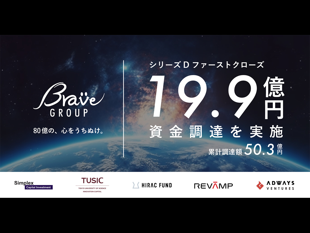 VTuberなどを展開するBrave group、19.9億円の資金調達--グローバル展開をさらに促進