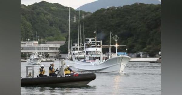 イルカ追い込み漁解禁　和歌山・太地町