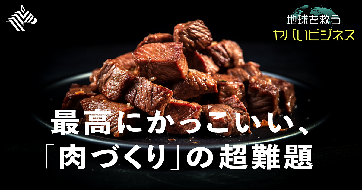 【日本発】培養肉の「未解決問題」の挑戦者