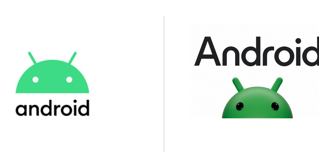 Google、Androidのロゴを4年ぶりに変更　ドロイドくんは立体的に
