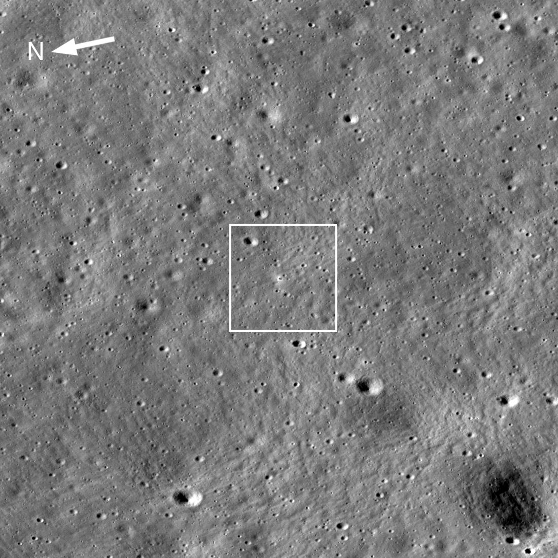 チャンドラヤーン3号のランダーとローバーはスリープモードに　着陸地点をNASA月周回衛星が撮影