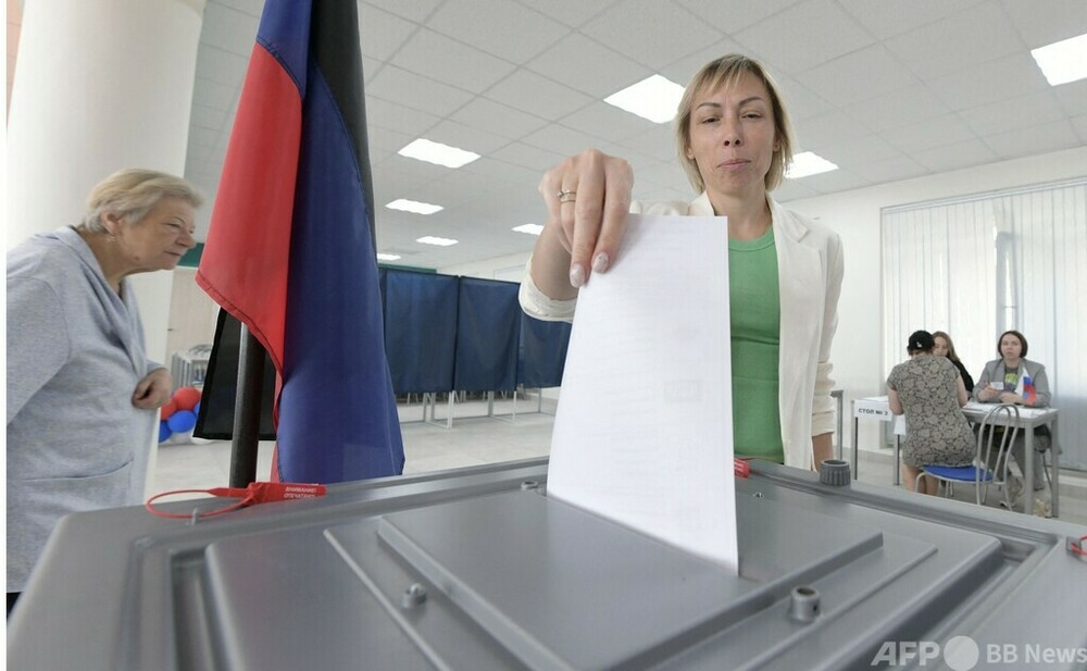 ロシア地方選、ウクライナ「併合4州」で与党勝利 政府