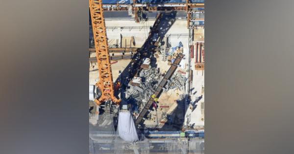ビル建設2人転落死、東京駅近く　男性作業員、1人意識不明