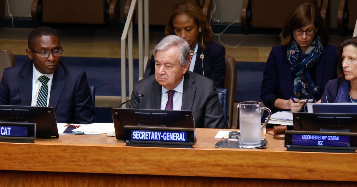 「人類は地獄の門を開けた」グテーレス国連総長、気候変動対策への危機感を訴え