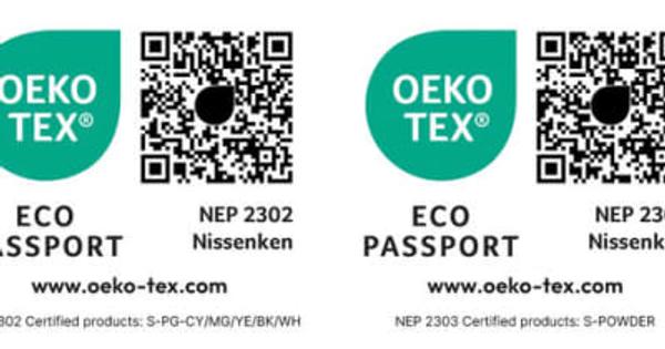DTF転写対応プリンターの専用インクとパウダーが繊維業界の安全規格認証「エコパスポート」を取得