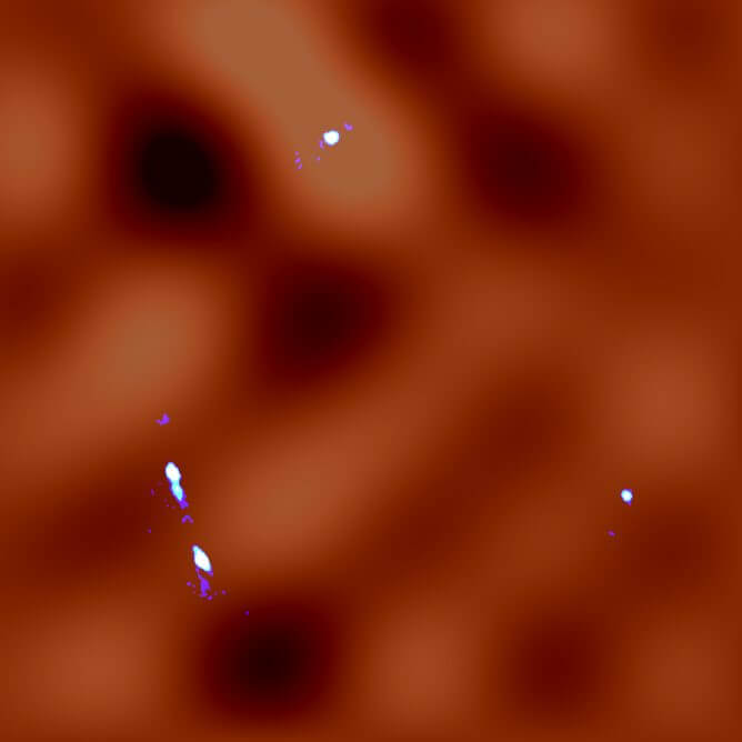 3万光年スケールの “暗黒物質のムラ” を観測　冷たい暗黒物質を支持する結果