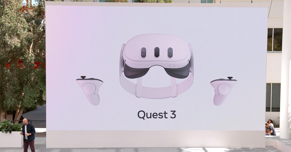 「Meta Quest 3」10月10日発売　MR強化、Quest Pro比2倍のパススルー解像度　7万4800円から
