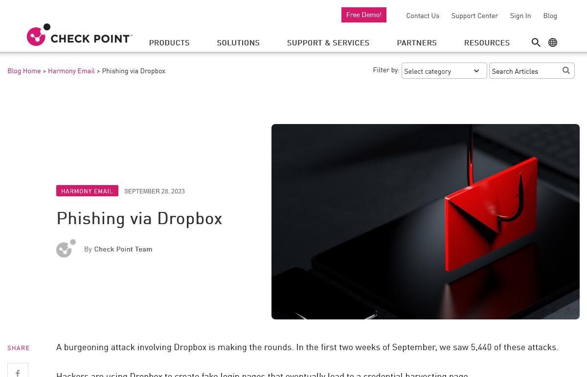 Dropboxを悪用した新しいビジネスメール詐欺に注意