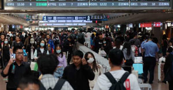 中国、中秋節・国慶節大型連休の鉄道旅客数が累計1億人超に