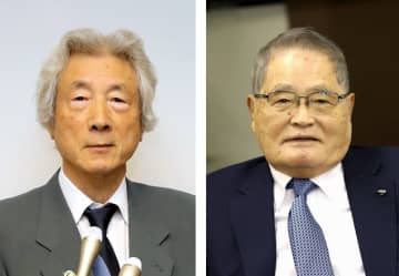 小泉元首相と亀井氏が「和解」　総裁選、郵政民営化で対立