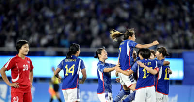 サッカー女子、日本が金メダル　杭州アジア大会