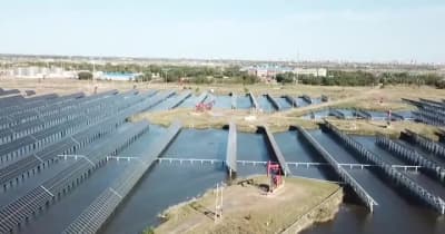 CNPC初の水上太陽光発電所、大慶油田にクリーン電力供給