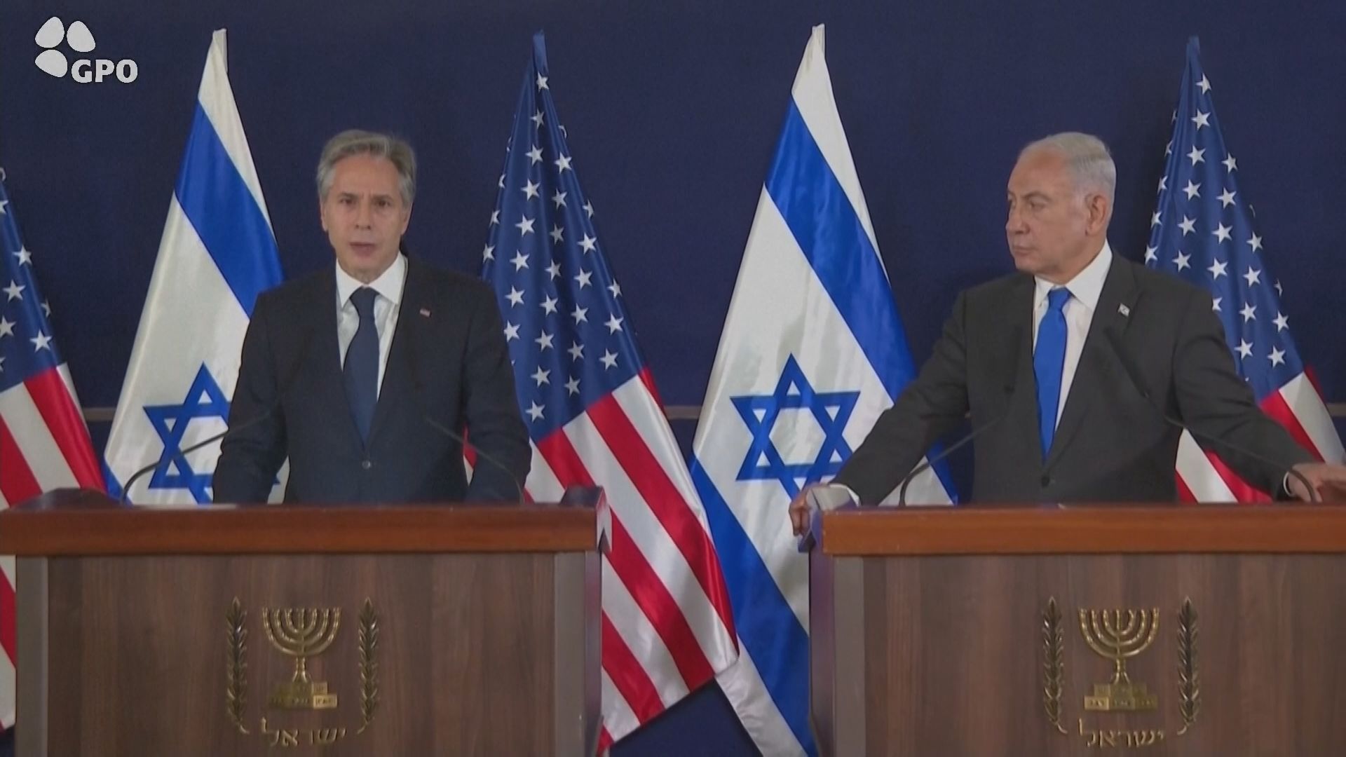 米ブリンケン国務長官とイスラエル・ネタニヤフ首相が会談　人道回廊の設置やハマスからの人質解放の交渉など協議か