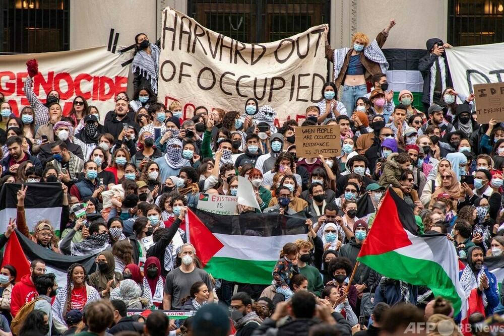 イスラエル・ガザ紛争めぐり米大学で激論 脅迫、内定取り消しも