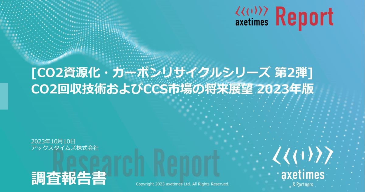 CCS市場規模（2020年～2050年）およびCO2回収技術を調査