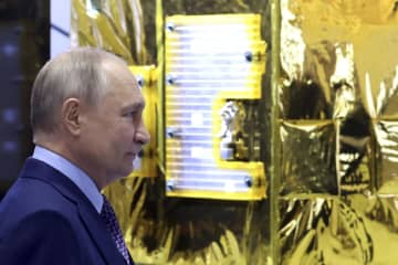 宇宙開発で欧米と「協力継続」　ロシアのプーチン大統領