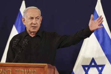 イスラエル首相「停戦ない」　ハマス徹底掃討を強調
