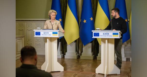 ＥＵ欧州委がウクライナとの加盟交渉開始を勧告へ、12月の首脳会議で正式判断