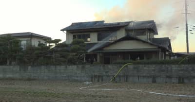 倉敷市で住宅が全焼　男性1人が死亡　住人の男性（82）と連絡取れず　岡山