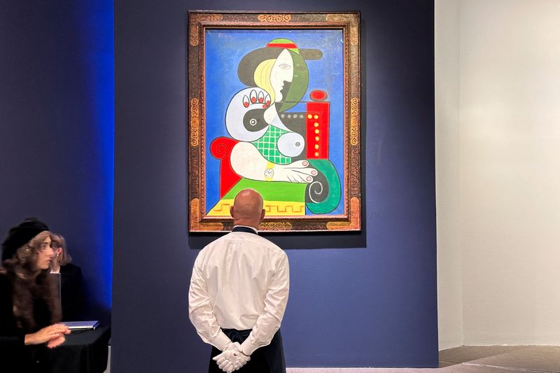 ピカソ作品、今年最高の約210億円で落札　愛人の肖像画
