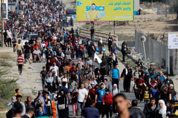 ガザ北部で1日4時間戦闘休止へ　民間人避難、「人道回廊」を設置