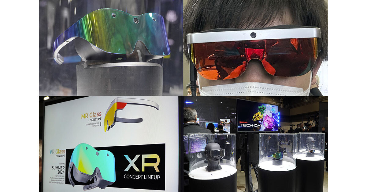 シャープのVR/MRグラスついに披露、「Tech-Day」開幕