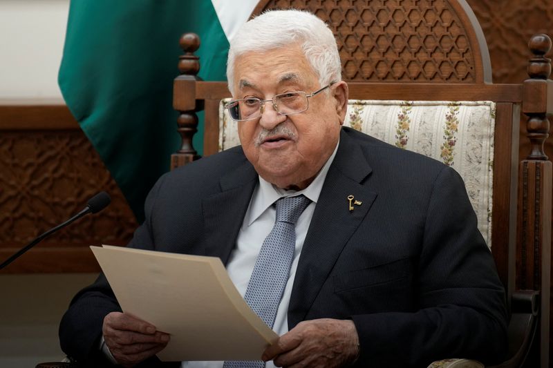 パレスチナ自治政府、ガザ統治可能　政治解決が条件＝アッバス議長