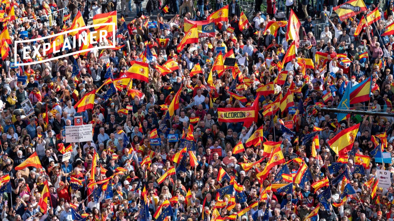 【解説】スペイン「国を売った首相」に怒り爆発　全土で大規模デモ | カタルーニャ独立派に恩赦の波紋