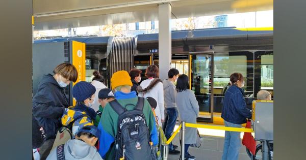 開業３カ月で利用者100万人台公共交通に定着「宇都宮LRT」の課題