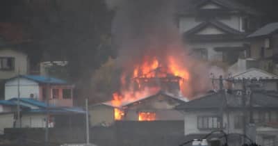 【速報】宮城・南三陸町の住宅で火事　別の建物に延焼　消火活動続く　けが人の情報なし