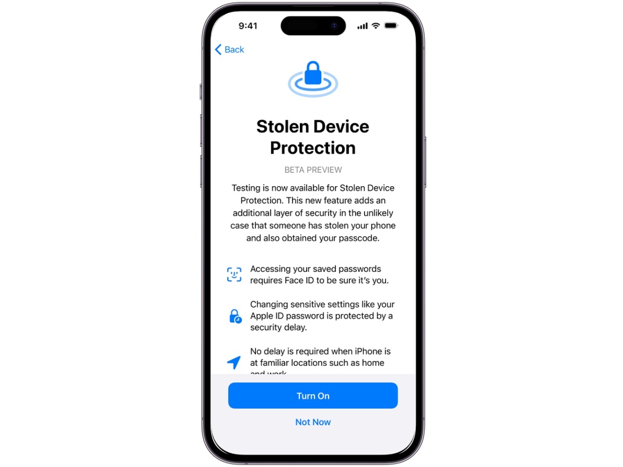 「iOS 17.3」開発者ベータに、盗難から「iPhone」を保護する機能が追加