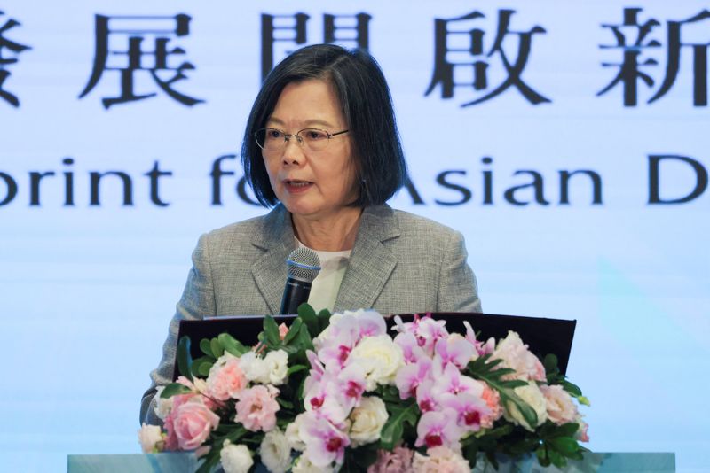 台湾総統、中国内陸部の地震で「支援する用意ある」と表明