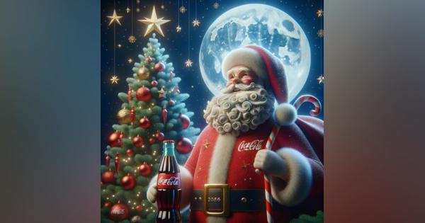 誰でも「クリスマスカード」作れる画像生成AIツール、日本コカ・コーラが公開　自社の広告制作にも使用