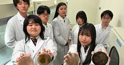 村山産高生の研究発表、全国大会へ　微生物の働き、化学肥料を減らす