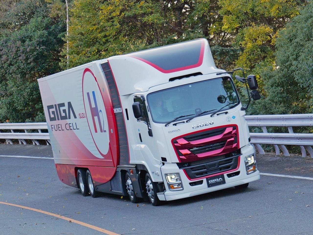 いすゞとホンダ、関東で燃料電池大型トラックの公道走行実験を開始--2027年の量産目指す