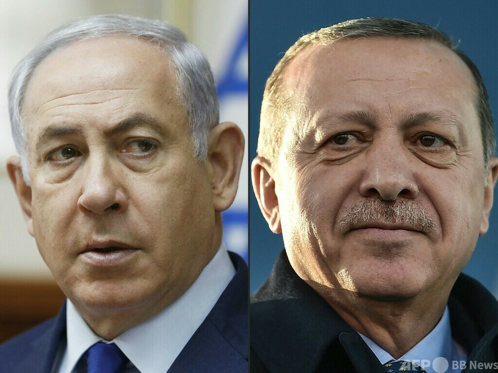 イスラエル首相とヒトラーに「違いなし」 トルコ大統領