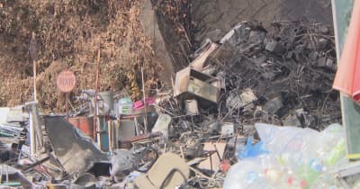 「ごみ処理施設」でトラックの荷台から出火　2時間にわたりゴミの受け入れできず　熊本・益城町
