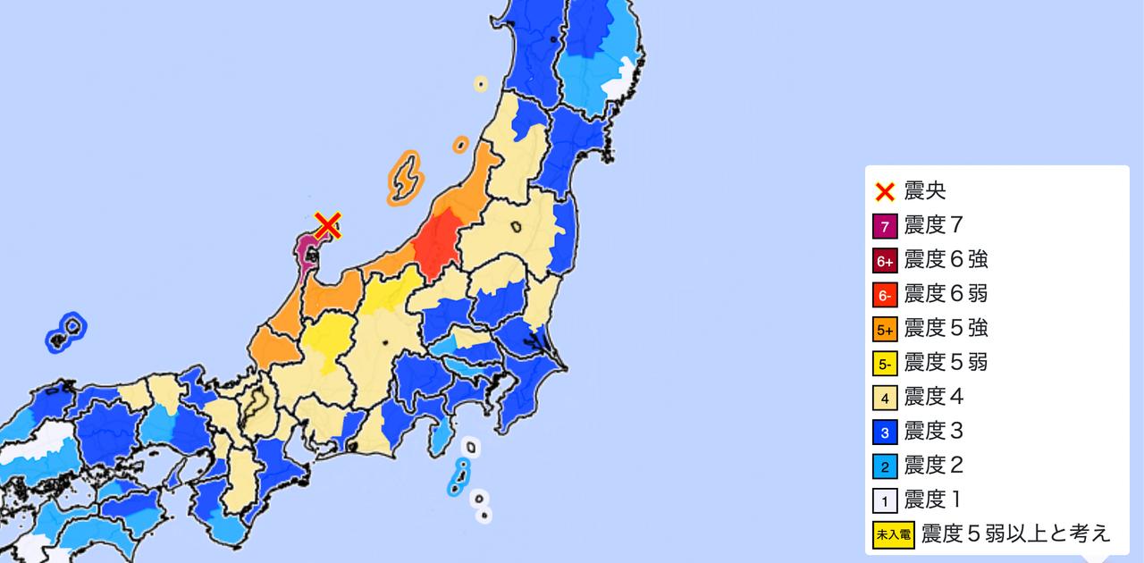 石川県地震関連のWebサービスまとめ #地震 #jishin